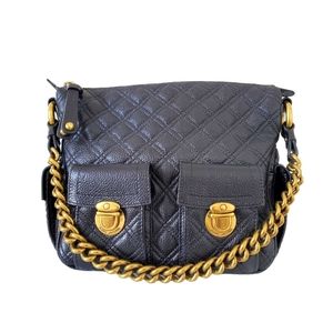 VINTAGE MARC JACOBS QUILTED LEATHER HOBO